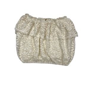 Jen’s Pirate Booty Off-White Ivory Ruffle Lace Bandeau